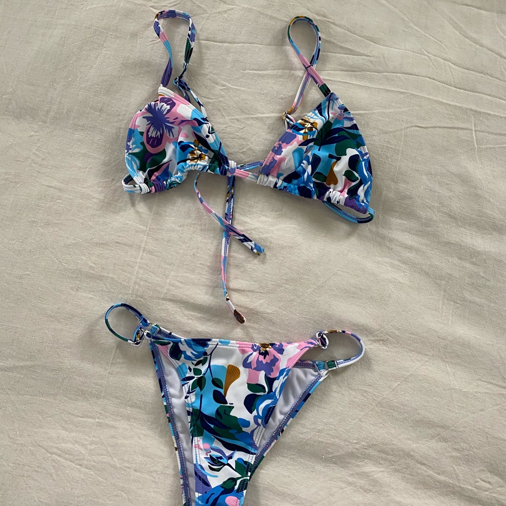 Floral String Bikini